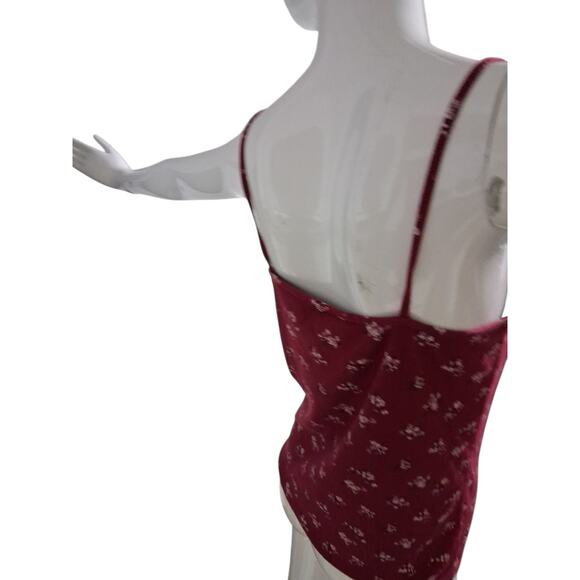 Y2K Style No Boundaries Women's size Large Floral Ribbed Grungecore Cami Top - Picture 4 of 12